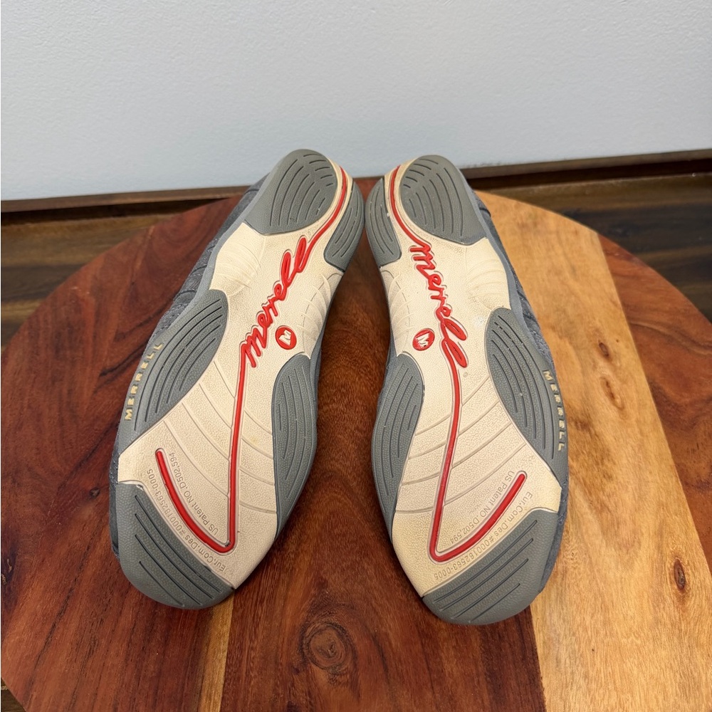 Merrell Barrado Gray Leather Walking Outdoor Shoes Women Size 9.5 - Picture 10 of 10
